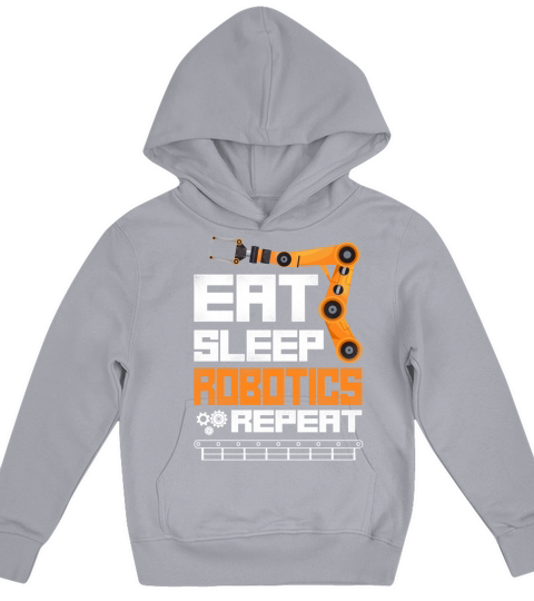 Robot Robotics Engineer Vintage Kids Hoodie