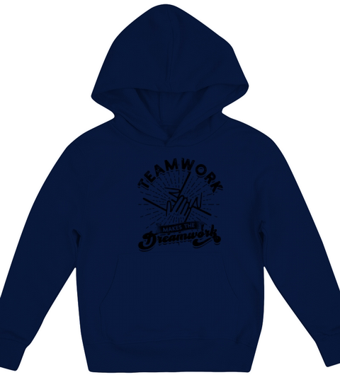 Teamwork makes the dreamwork - inspiring Kids Hoodie