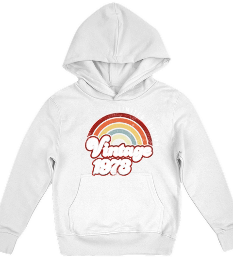 Vintage 1973 48Years Old 48th Birthday Limited Kids Hoodie