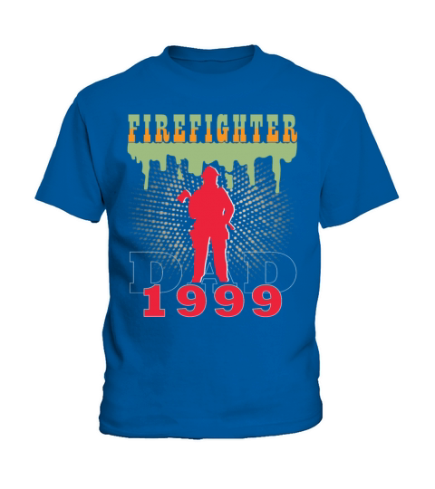 1999 vintage fireman birthday firefighter Kids T-Shirt