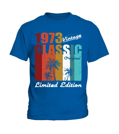 50th birthday vintage 1973 classic original 1973 Kids T-Shirt