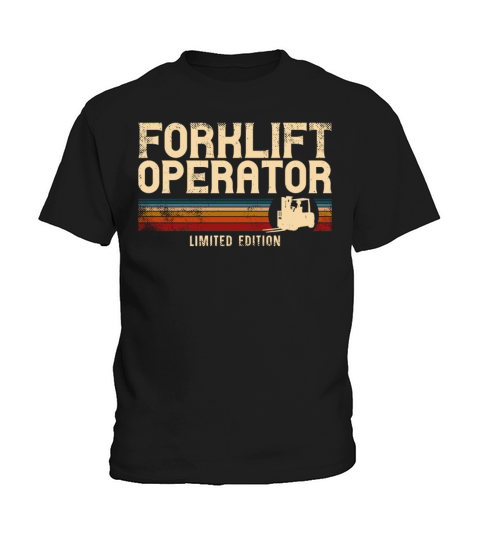Certified Forklift Truck Operator Kids T-Shirt