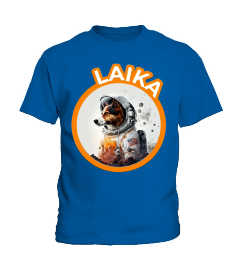 Laika Dog Space product Vintage CCCP Soviet Russia Kids T-Shirt