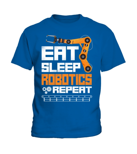 Robot Robotics Engineer Vintage Kids T-Shirt