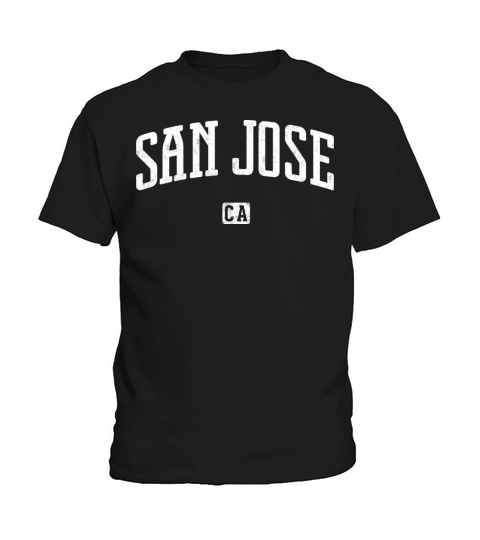 San Jose California Vintage Style Kids T-Shirt
