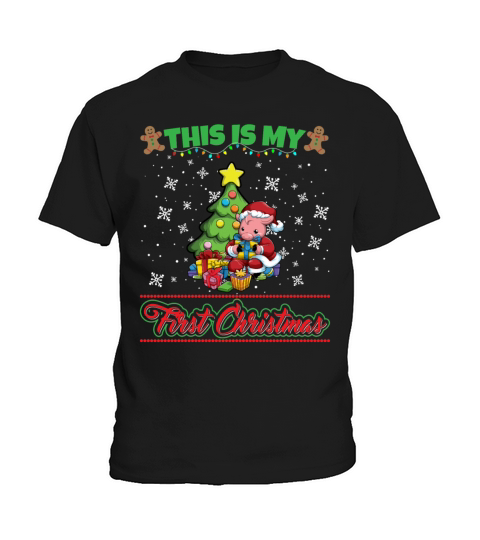 This Is My First Christmas Toddler One Year X-Mas Kids T-Shirt