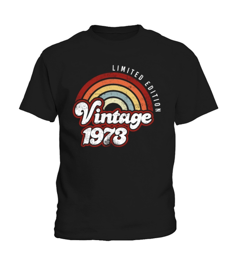 Vintage 1973 48Years Old 48th Birthday Limited Kids T-Shirt