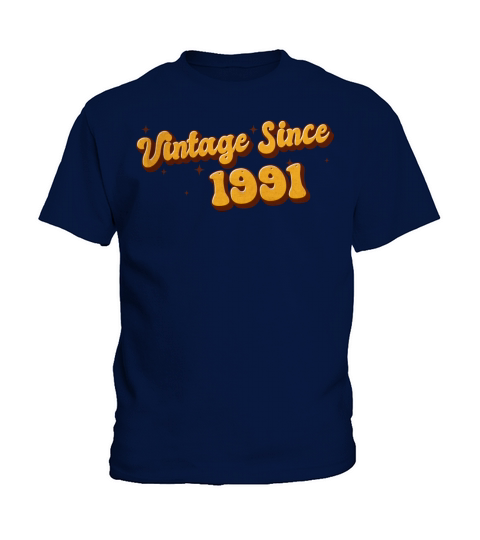 Vintage since 1991 32 Years Old - Groovy 32nd Kids T-Shirt