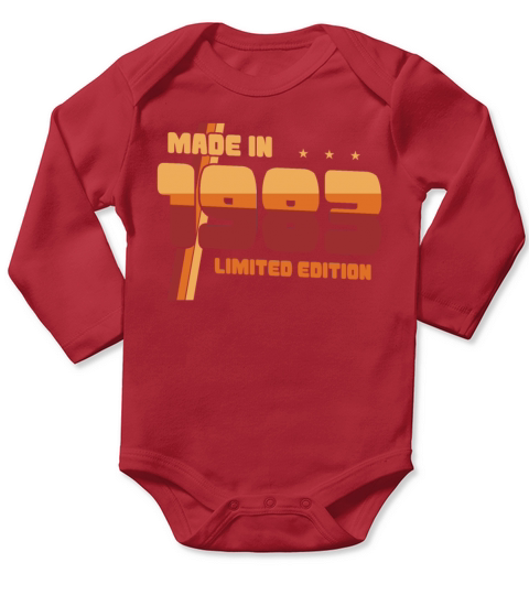 40th birthday made in 1983 limited edition Long Sleeve Baby One-Piece