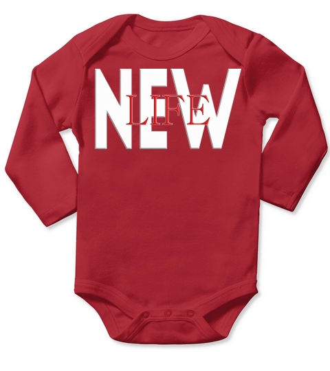 New Life Long Sleeve Baby One-Piece