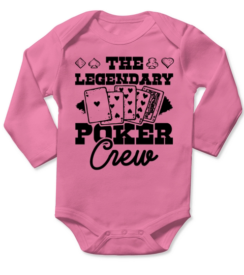Poker Crew Long Sleeve Baby One-Piece