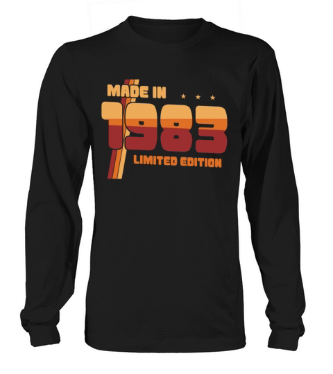 40th birthday made in 1983 limited edition Long sleeved Unisex