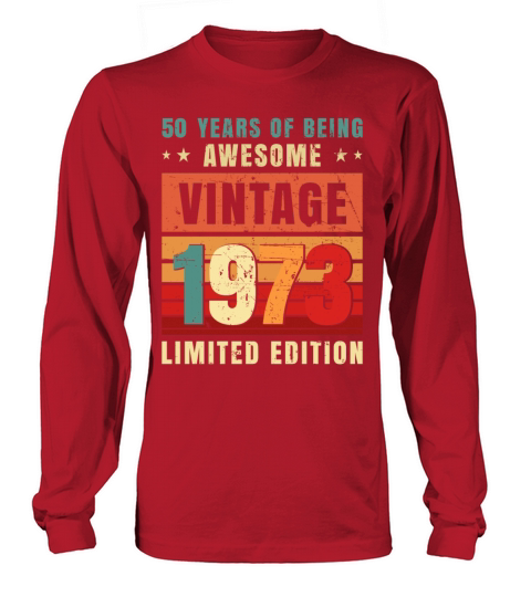 50 Years Of Being Awesome 1983 Limited Edition Long sleeved Unisex