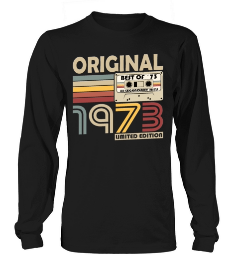 50th birthday vintage 1973 original 1973 Long sleeved Unisex