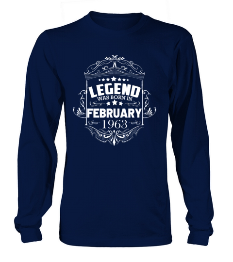 60th Birthday Gifts February 1963 Vintage Sayings Long sleeved Unisex