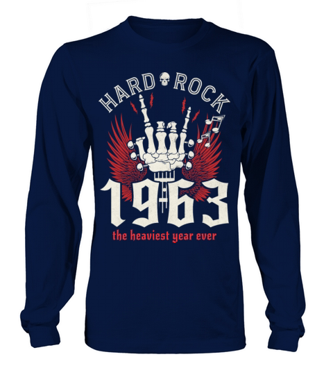 60th Birthday Rocker Born in 1963 Long sleeved Unisex