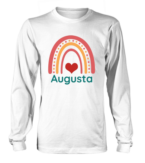 Augusta Vintage Boho Rainbow Long sleeved Unisex