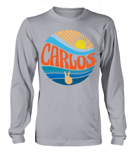 Carlos Shirt Vintage Sunset Carlos Groovy Tie Dye Long sleeved Unisex