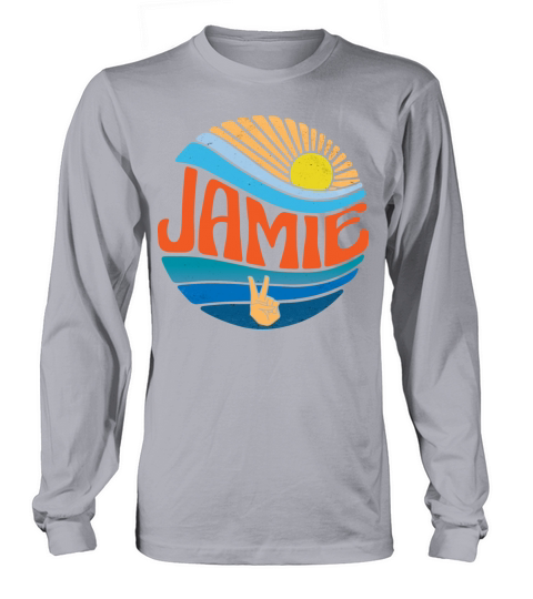 Jamie Shirt Vintage Sunset Jamie Groovy Tie Dye Long sleeved Unisex