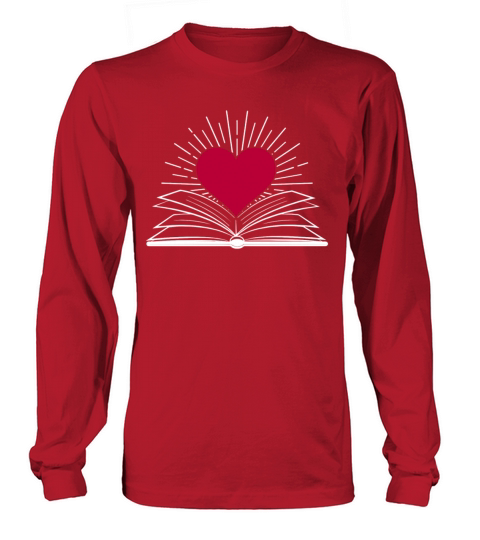 Love Book And Reading Book Shirt Long sleeved Unisex