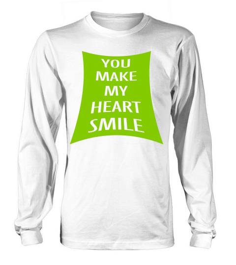 make my heart smile Long sleeved Unisex