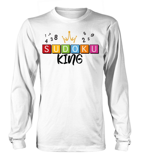 Sudoku King Long sleeved Unisex