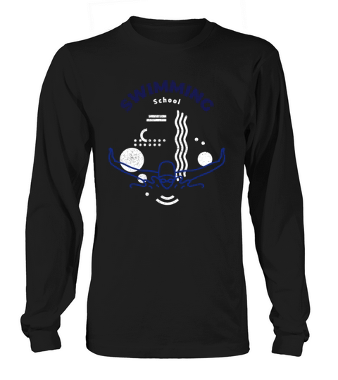 Swim Swimming Swimmer Cool Funny Gift Long sleeved Unisex