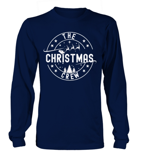 The Christmas Crew Funny Matching Pajama Group Long sleeved Unisex