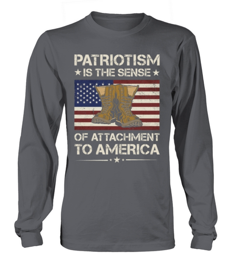 The Sense Of Attachment TO America Army Veteran Long sleeved Unisex