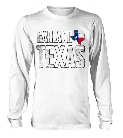 Vintage Garland Texas Flag Long sleeved Unisex