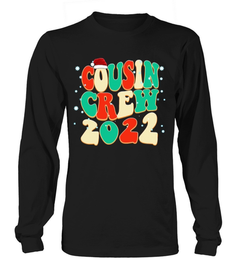 Vintage Wavy Cousin Crew Christmas 2022 Long sleeved Unisex