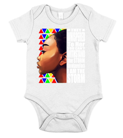 Africa Woman Black History Month Powerful Quotes Short Sleeve Baby One-Piece