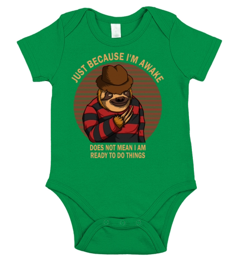 Because Im Awake Doesnt Mean Im Ready To Things Short Sleeve Baby One-Piece