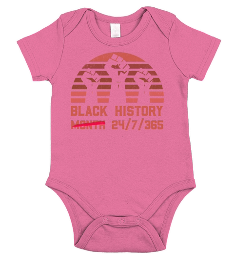 Black History Month USA Black History African Short Sleeve Baby One-Piece