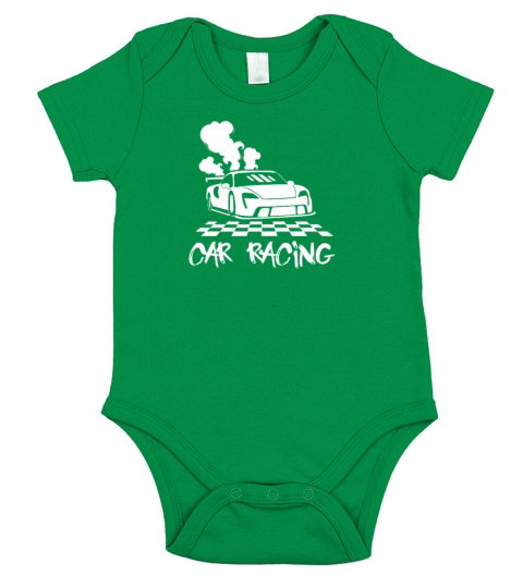 Car Racing Racecar Design for Sportscar Lovers Short Sleeve Baby One-Piece