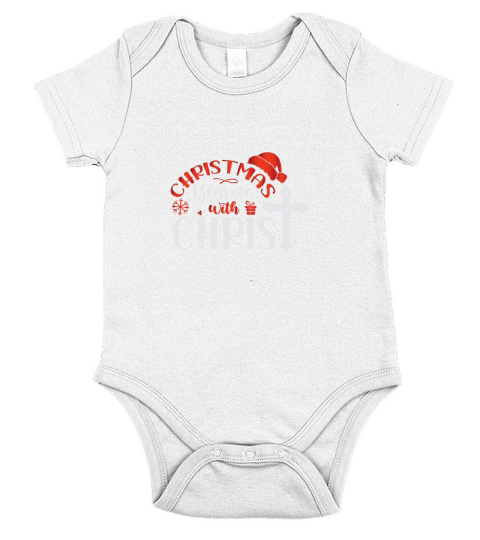 Christmas Begins With Christ Short Sleeve Baby One-Piece