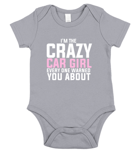 Im the crazy car girl very one warned you about Short Sleeve Baby One-Piece