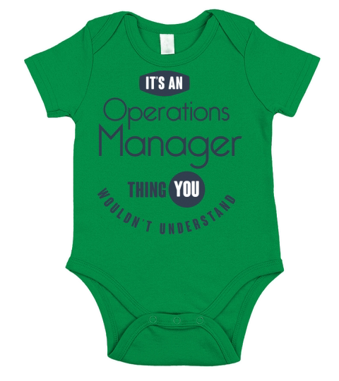 its an Operation Manager thing Short Sleeve Baby One-Piece