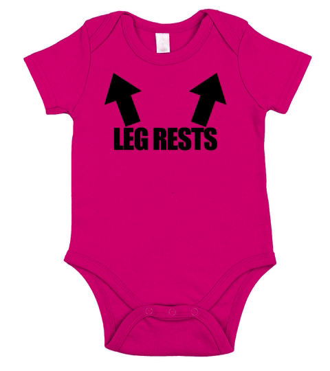 Leg Rests Funny Adult Inappropriate Humor Mensfun Short Sleeve Baby One-Piece