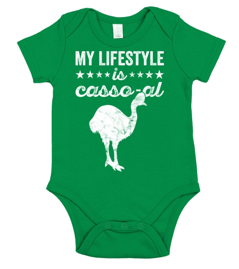 Retro Cassowary Vintage Cassowaries Quote Short Sleeve Baby One-Piece