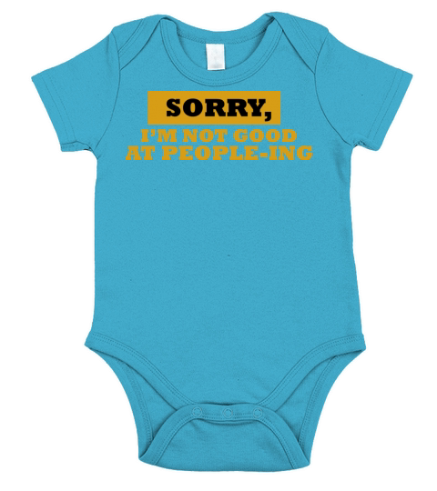 Sorry I m not good at people ing quote Short Sleeve Baby One-Piece