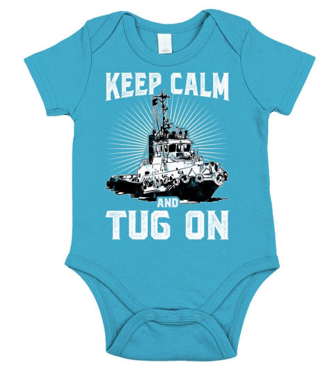 Tugboat Quote For A Tug Captain Tug Life Short Sleeve Baby One-Piece