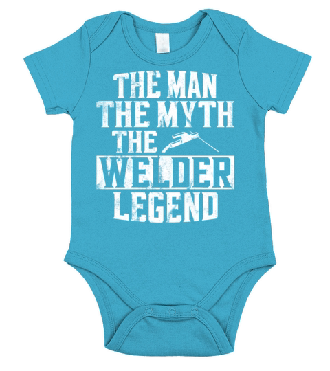 Welder Welding Dad Father Vintage Short Sleeve Baby One-Piece