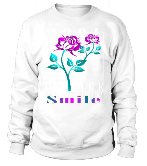 2001 Born Vintage Rose Gift Sweatshirt Unisex
