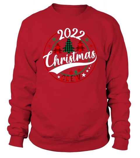 2022 christmas crew Merry Christmas Family Matching Christmas Sweatshirt Unisex