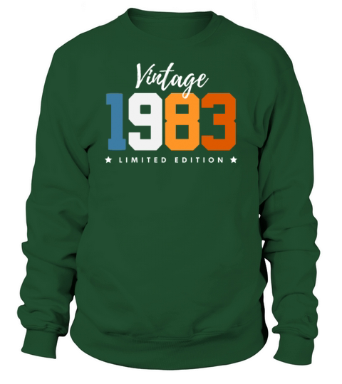 40 Years Vintage 1983 Retro 40th Birthday Sweatshirt Unisex