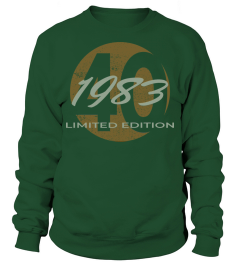 40th birthday men women 40 years 1983 vintage Sweatshirt Unisex