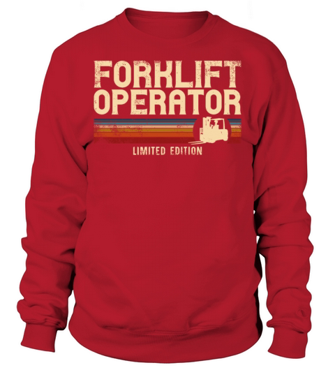 Certified Forklift Truck Operator Sweatshirt Unisex