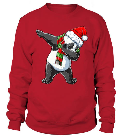 Dabbing Panda Santa Christmas Kids Boys Men Xmas B Sweatshirt Unisex