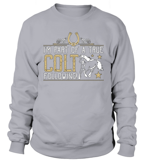 Horse Racing Im Part Of A True Horseman Animals Sweatshirt Unisex